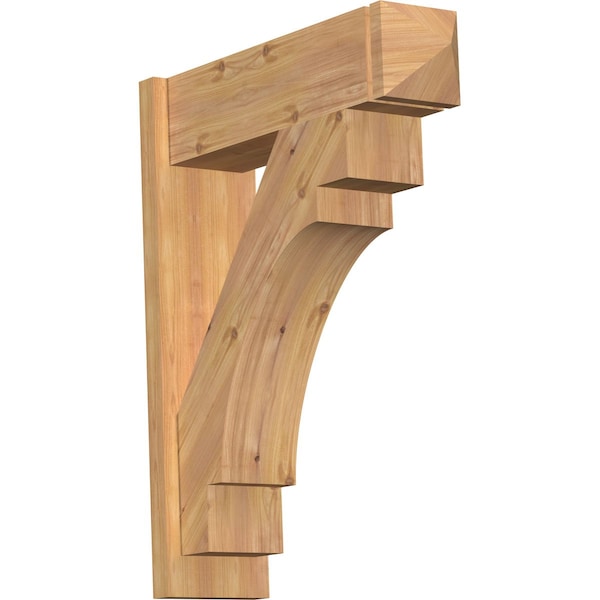 Ekena Millwork Merced Arts & Crafts Smooth Outlooker, Western Red Cedar, 7 1/2"W x 26"D x 32"H OUT08X26X32MRC03SWR - main